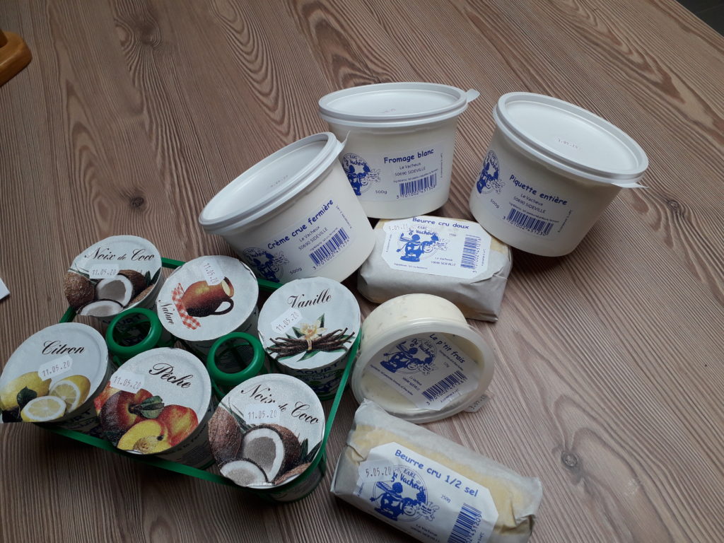 Produits laitiers fermier